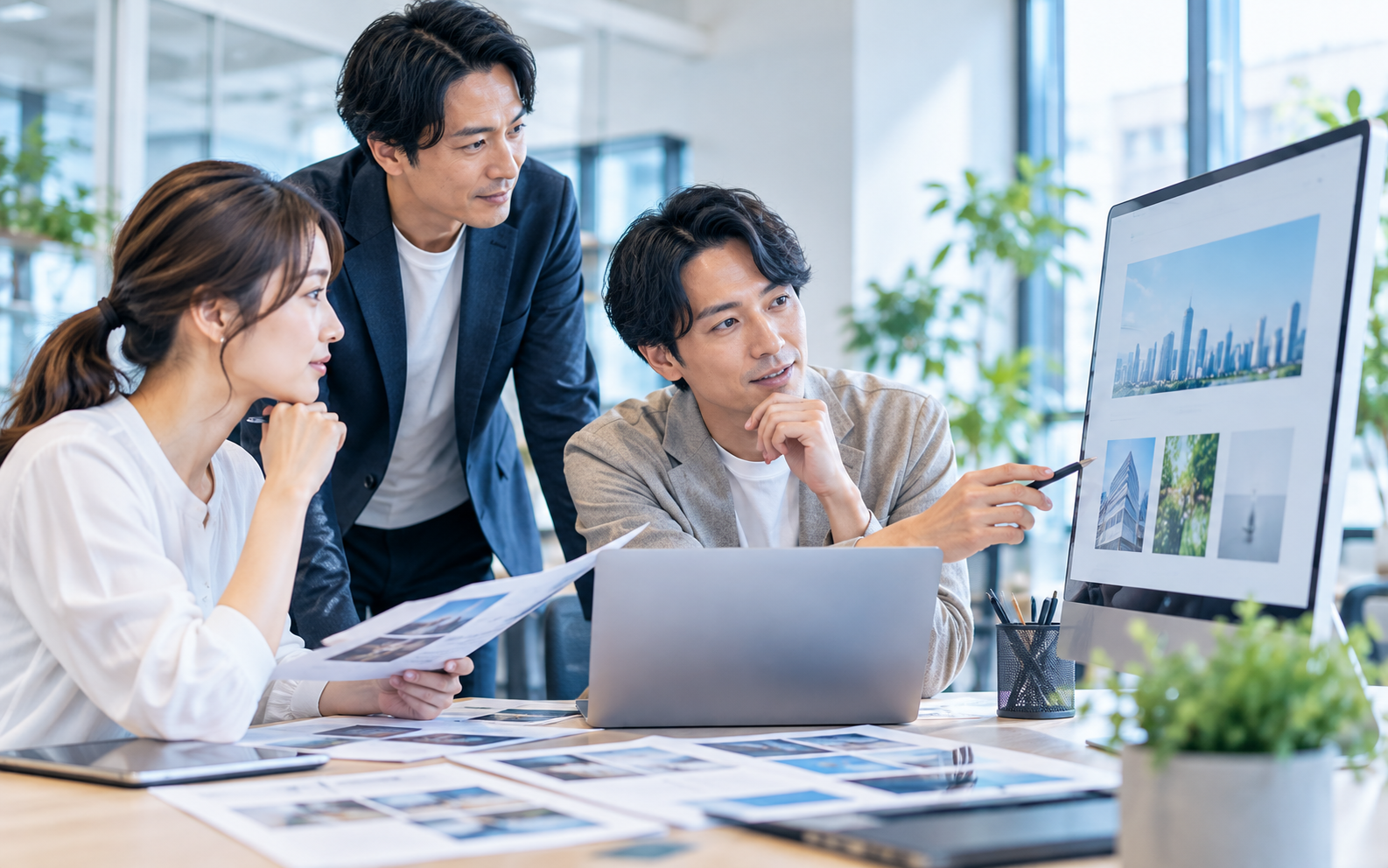 法人向けサービス企業がWebサイトや集客導線を検討するイメージ